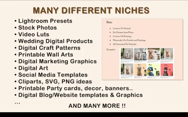 2000+ DIGITAL Products Ideas 2024, Digital Downloads, Passive Income, Create sell Today, Best Small Business Ideas - Image 3
